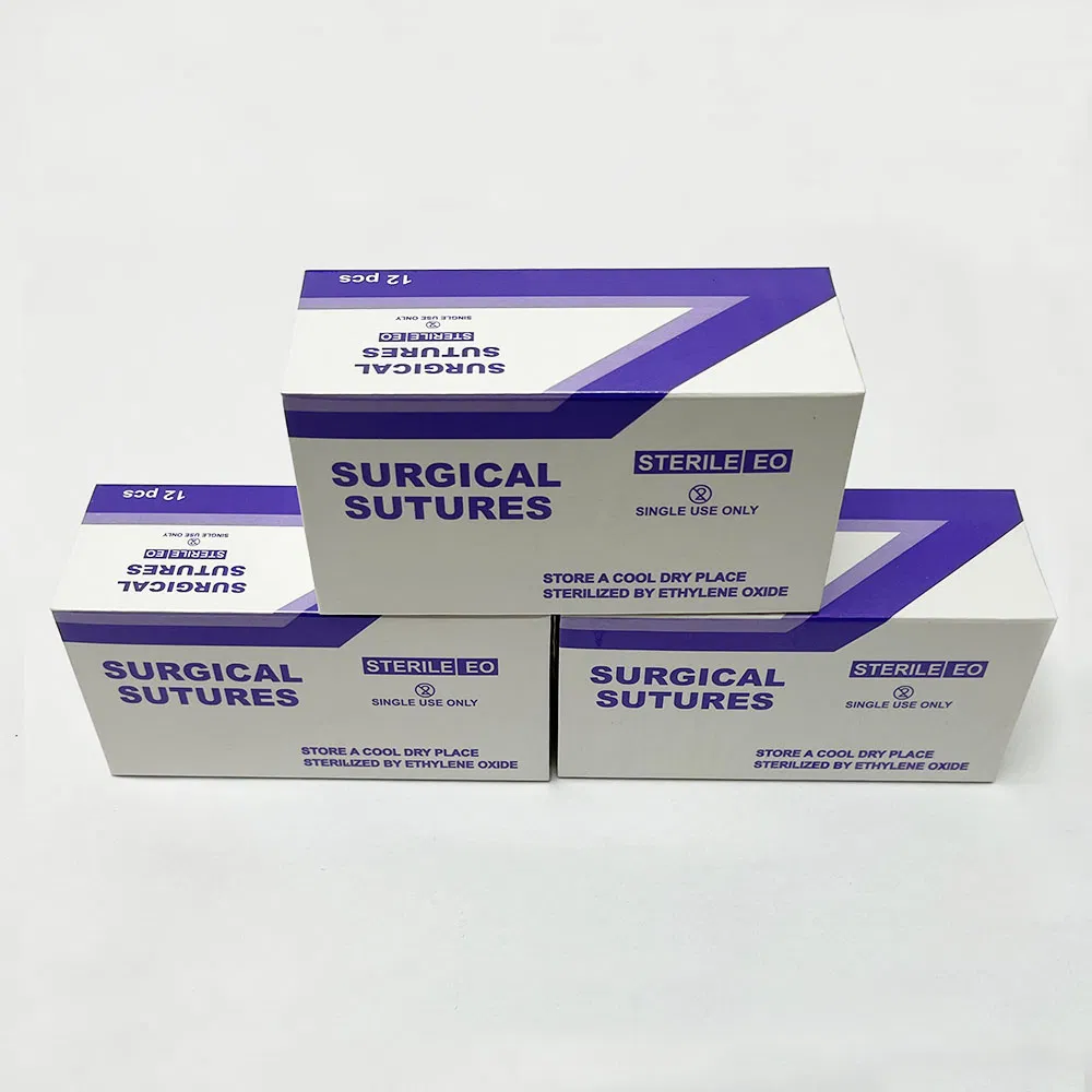 Veterinary Suture with Needle Pet Suture Kit PGA/Pdo/Silk/Nylon/Catgut Sterile Surgical Suture for Veterinary