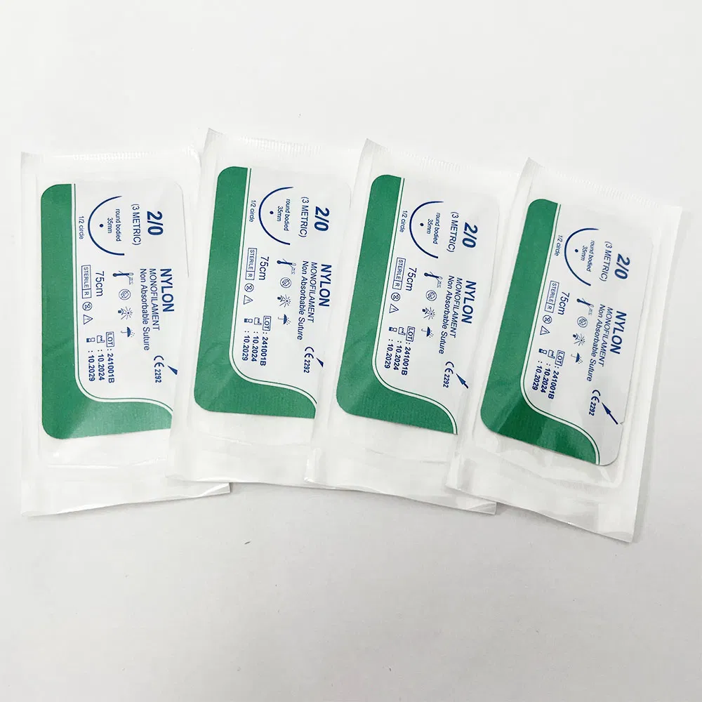 Ethicon Surgical Suture Absorbable Surgical Suture Set with Needle for Medical Use and Endoscopic Wound Closure