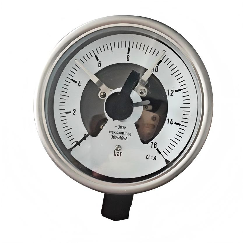 150mm SS316 safety Electrical Contact Pressure Gauge Manometer