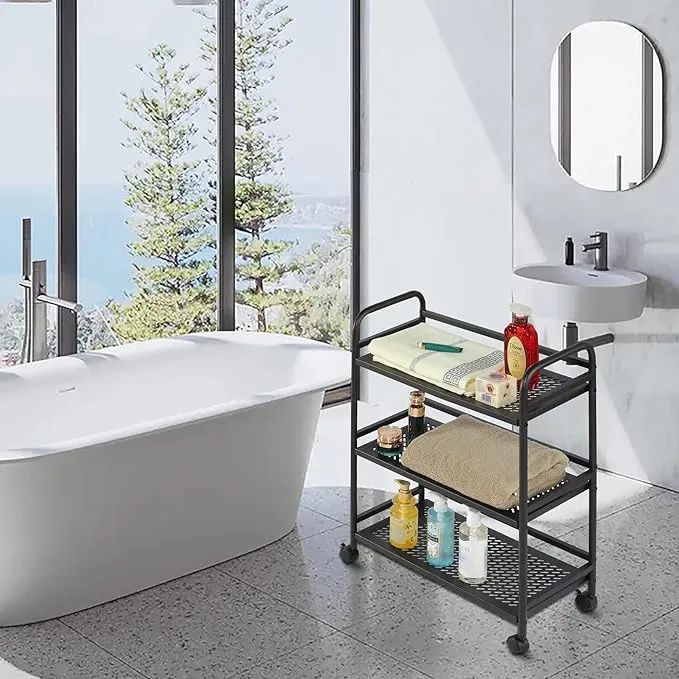 Mesh Rolling Carts with Wheels