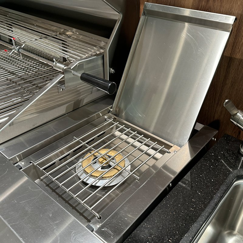 Shed Refrigerator Steel Grill Integrated Outdoor BBQ Kitchen Pod Cabinet