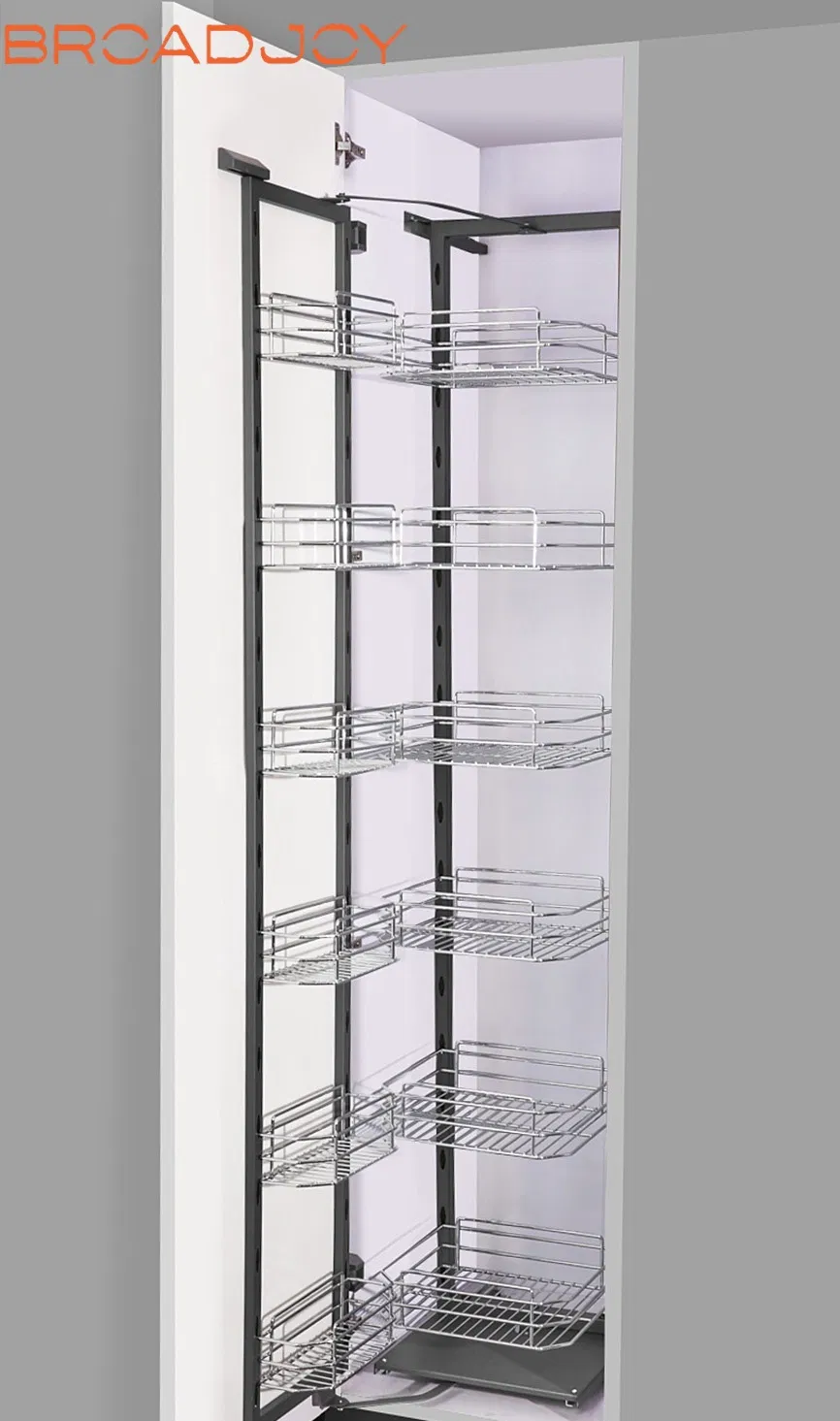 Household Super Space Saver Storage Hidden in Kitchen Cabinet Accessories Large Capacity Pantry Unit Organizer