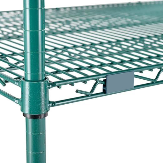 Green Epoxy Coated Chrome Wire Shelving Commercial Heavy Duty Steel Wire Shelving Unit Kitchen Storage