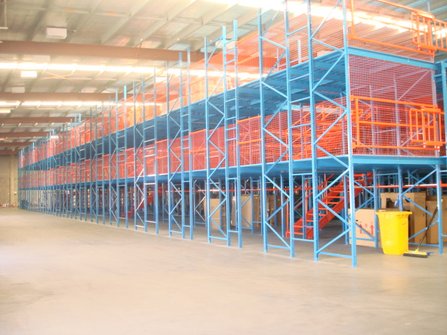 Multi Tier Racking Customized Design Space Utilisation Warehouse Racks Storage Shelves Metal Storage Racking Layer Multi Tier Rack Systems