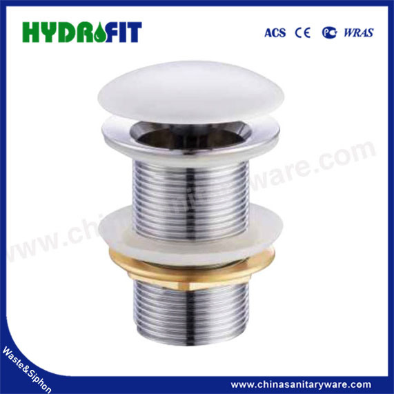 Factory Bathroom Kitchen Brass Zinc Stainless Steel Wash Basin Pop-up Click Clack Rotating Plug 1 1/4" 1 1/2" Chrome Brushed Overflow Drain Waste (BW1014B/C)