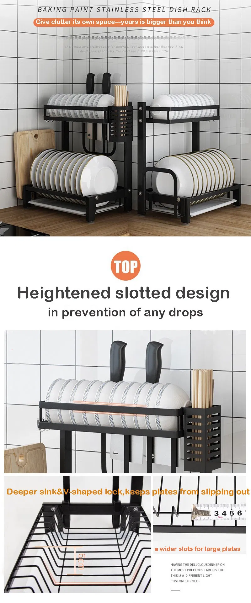 Kitchen Organization Rack Detail 1