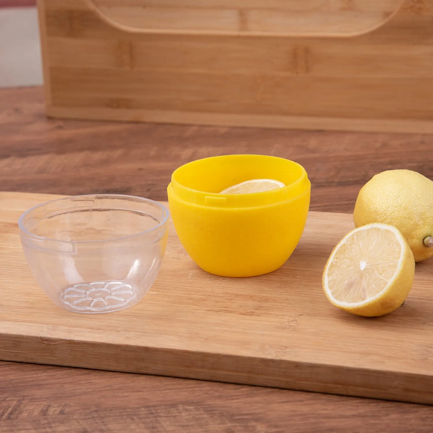Lemon Crisper Box Fruit and Vegetable Storage Containers Refrigerator Box Storage Bowls Saver Holder Keeper