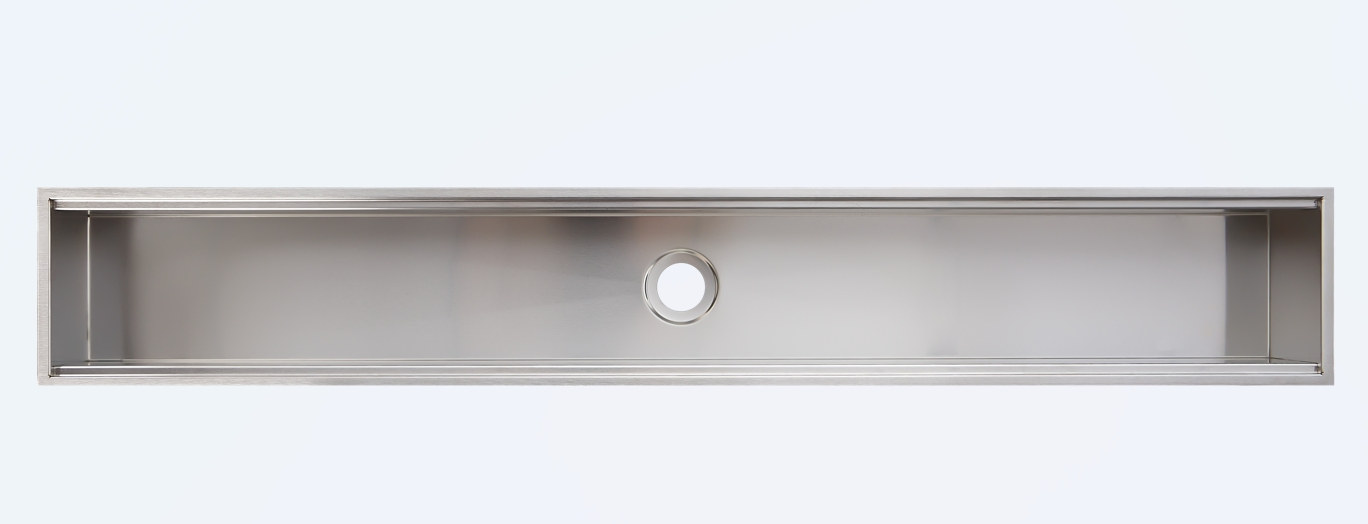 Three-Tier Sink Organization: Stainless Steel Organizer Channel in 304 Handmade Basin