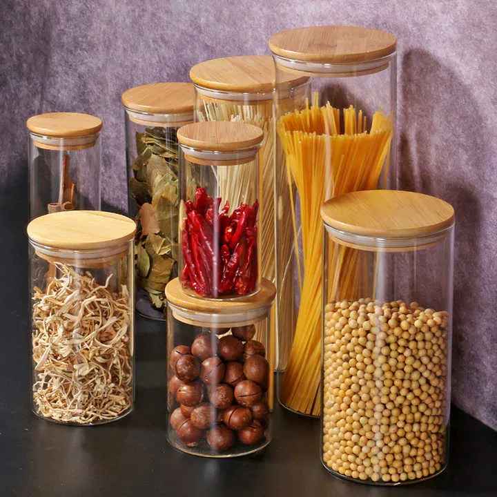 Glass Spice Jars Detail 6