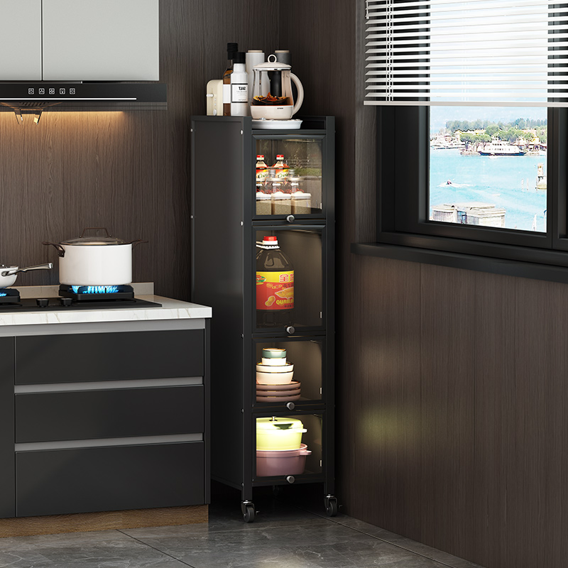 Versatile Kitchen and Home Multi-Tier Storage Solution Cabinet