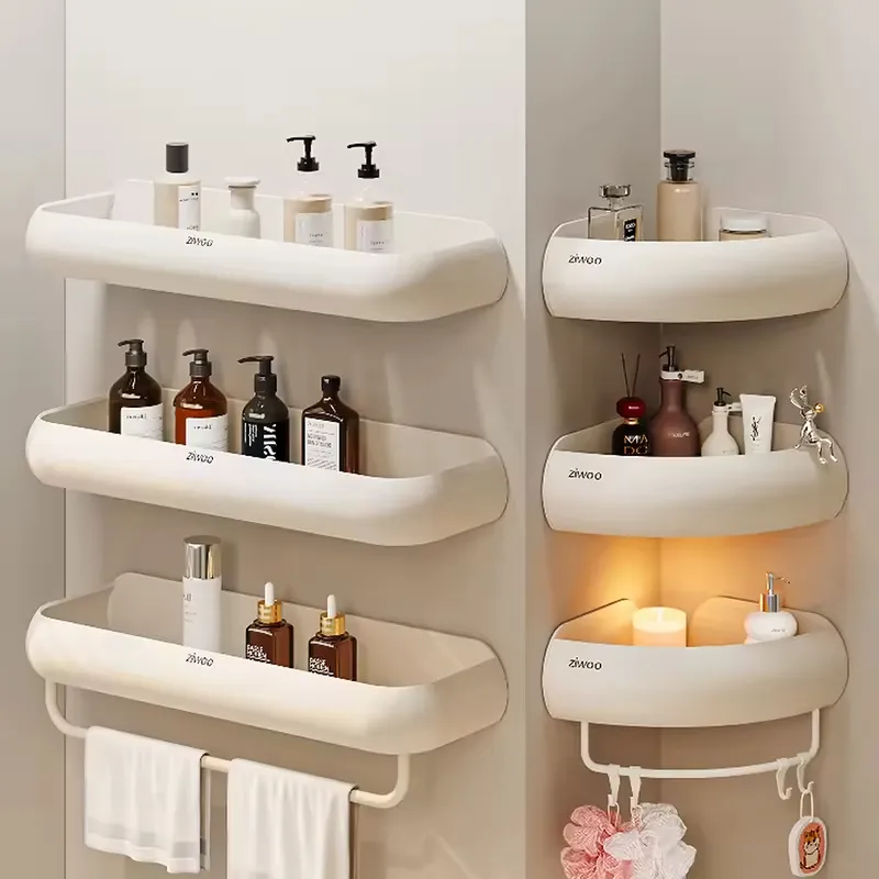 Wall-Mounted Bathroom Rack Detail 1