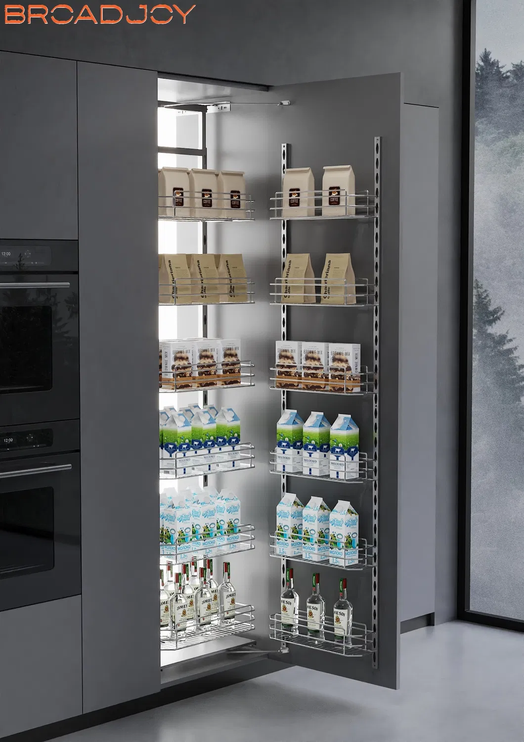 Kitchen Pantry Unit View 4