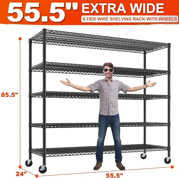 Wire Shelving Display 1