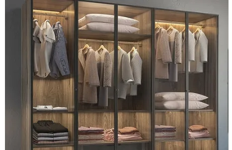 Frosted Glass Wardrobe 3