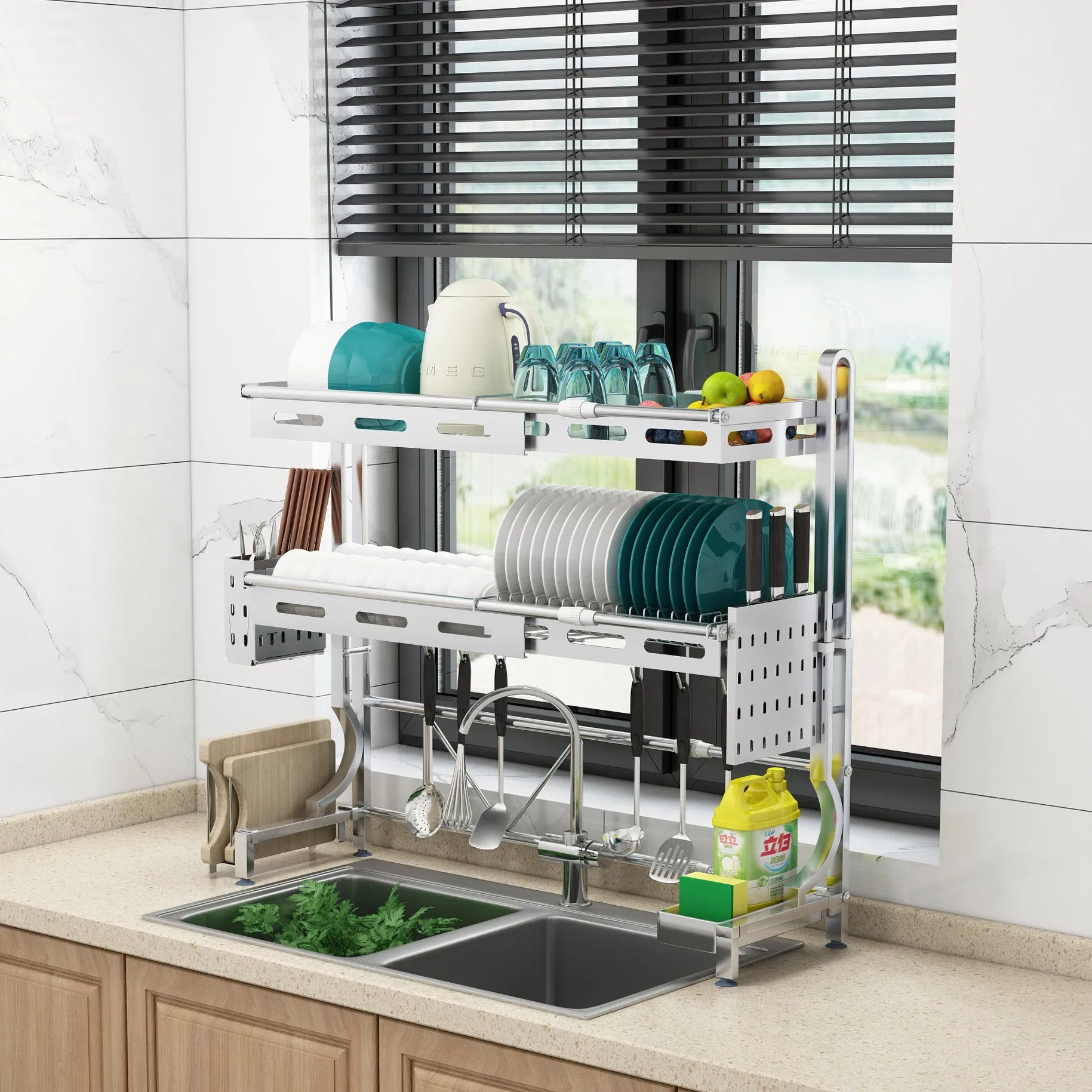Stylish Sink Rack for Kitchen Storage and Organization Solutions