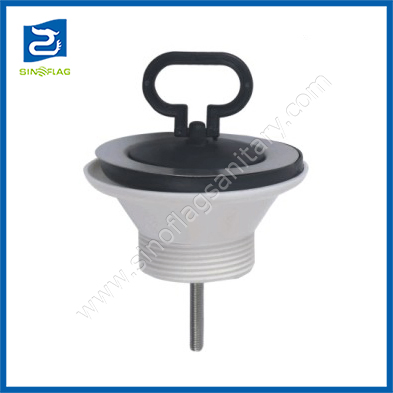 3" White Plastic Kitchen Sink Basket Waste