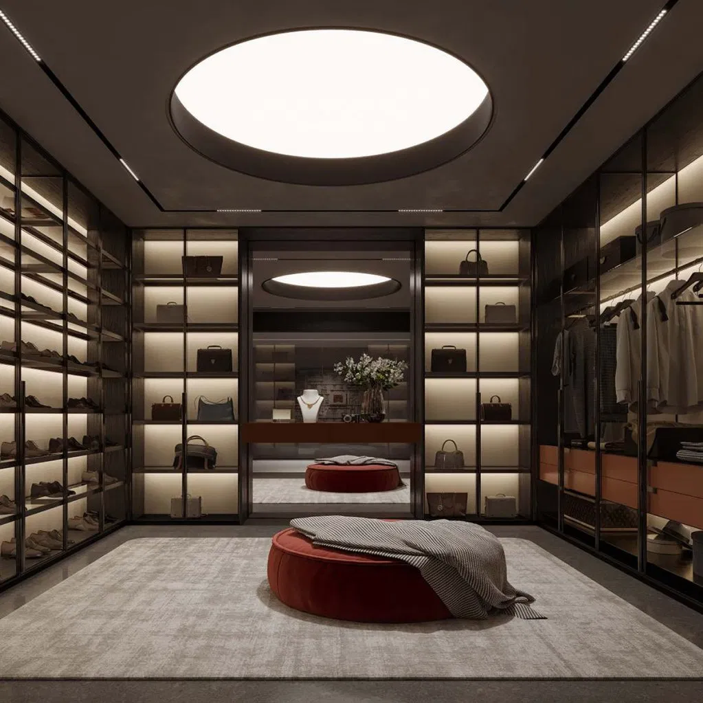 Good Quality Durable MDF Wardrobes with Dividers for Apartments