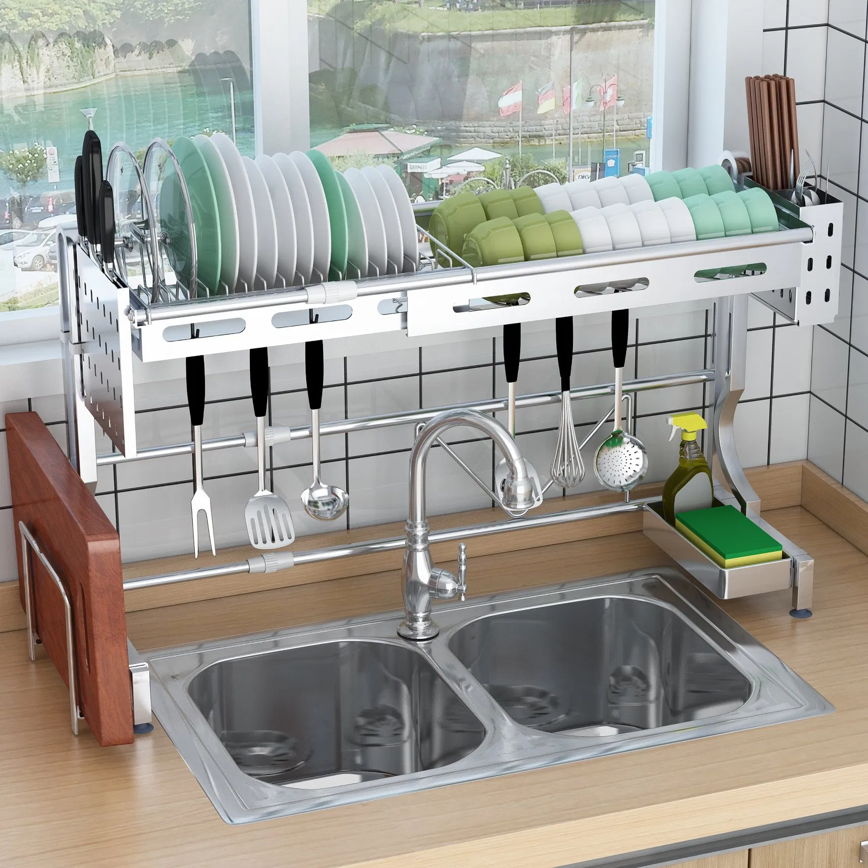Stylish Sink Rack for Kitchen Storage and Organization Solutions