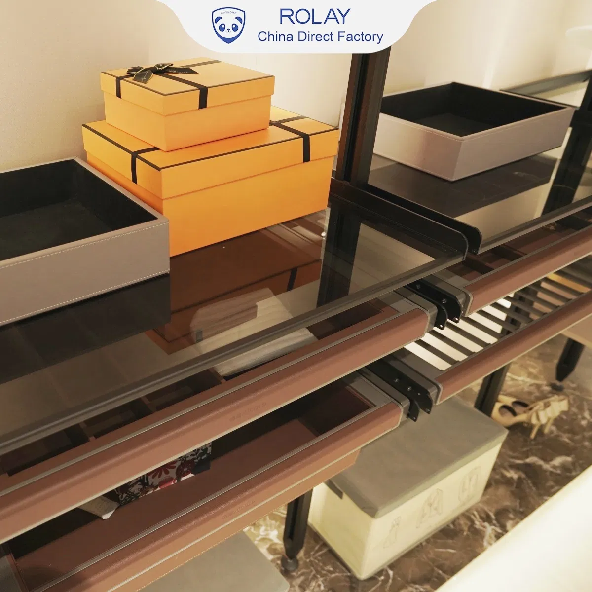 Factory Aluminium Alloy Honeycomb Panel Room Divider Unit Built-in Wardrobe Cloakroom Storage