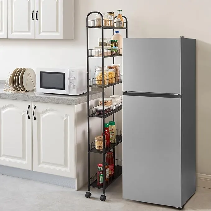 6-Tier Rolling Cart Storage 3