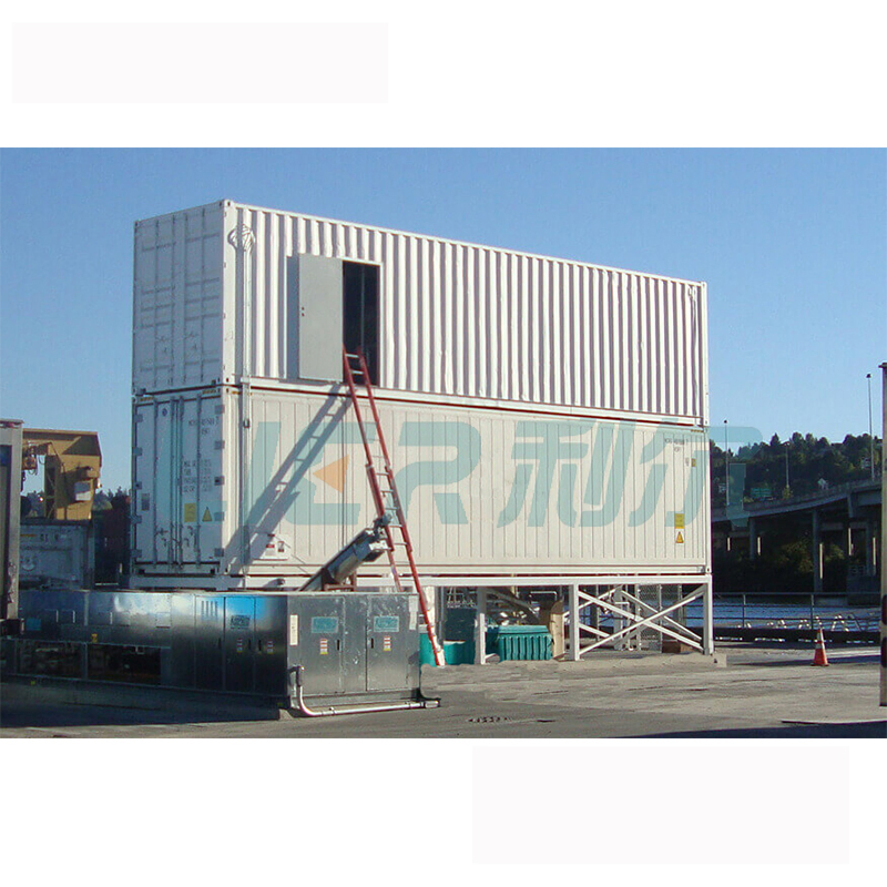 Large Capacity Concrete Cooling Systems Flake Ice Rake system 100ton Per Day