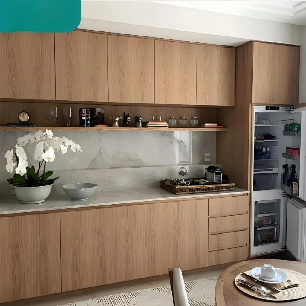 Scratch Resistance Moisture-Proof Custom Closet Systems with Drawers for Villas