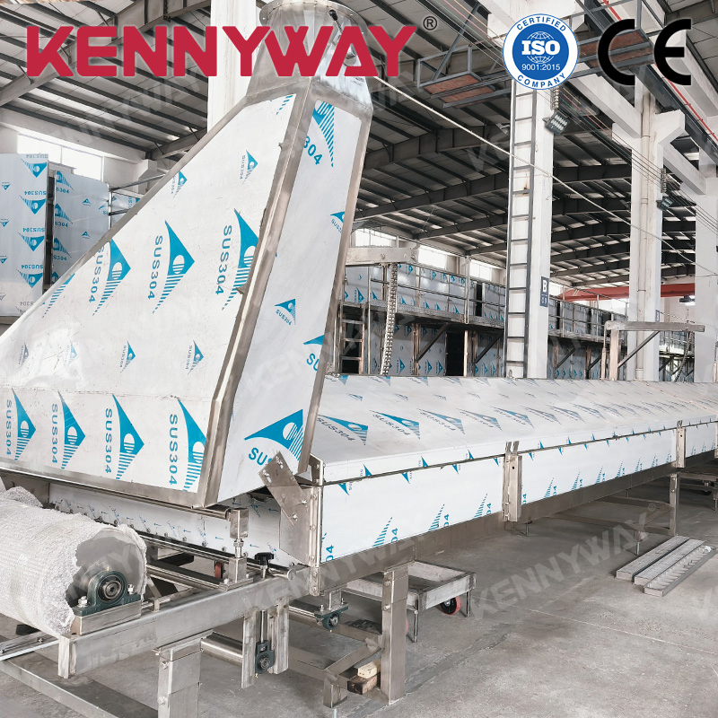 Fully Automated Large Scale Semi Dry Rice Noodle Production System