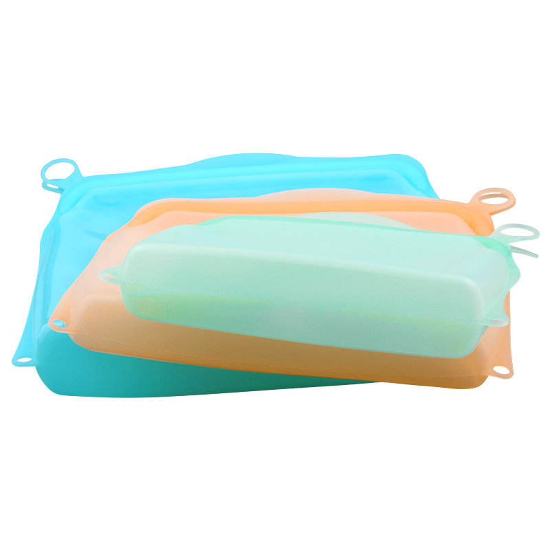 Best Selling Thick Eco Friendly Platinum Silicone Freezer Reusable Food Container Storage Bags