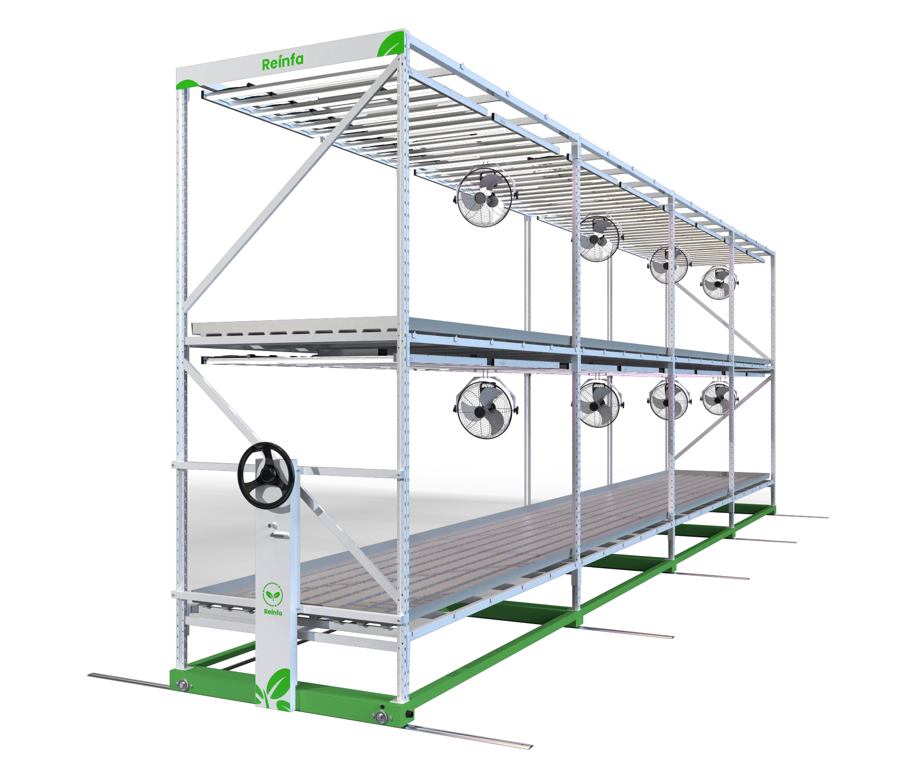 Reinfa Vertical Tidal Irrigation System-Modular Shelves for Vegetables