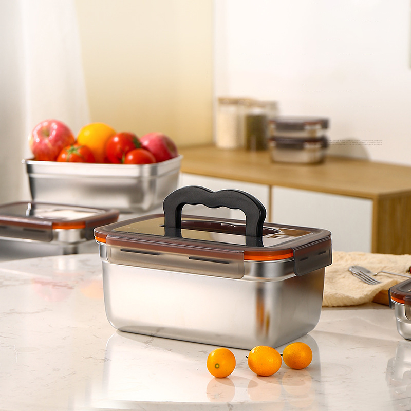 304 Stainless Steel Lunch Box Set with Leak-Proof