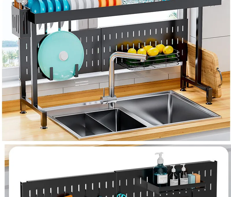 Adjustable Over Sink Dish Rack 6