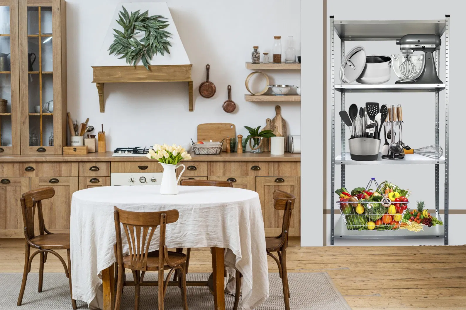 Light-Duty Bolted Racks for Warehouse and Kitchen