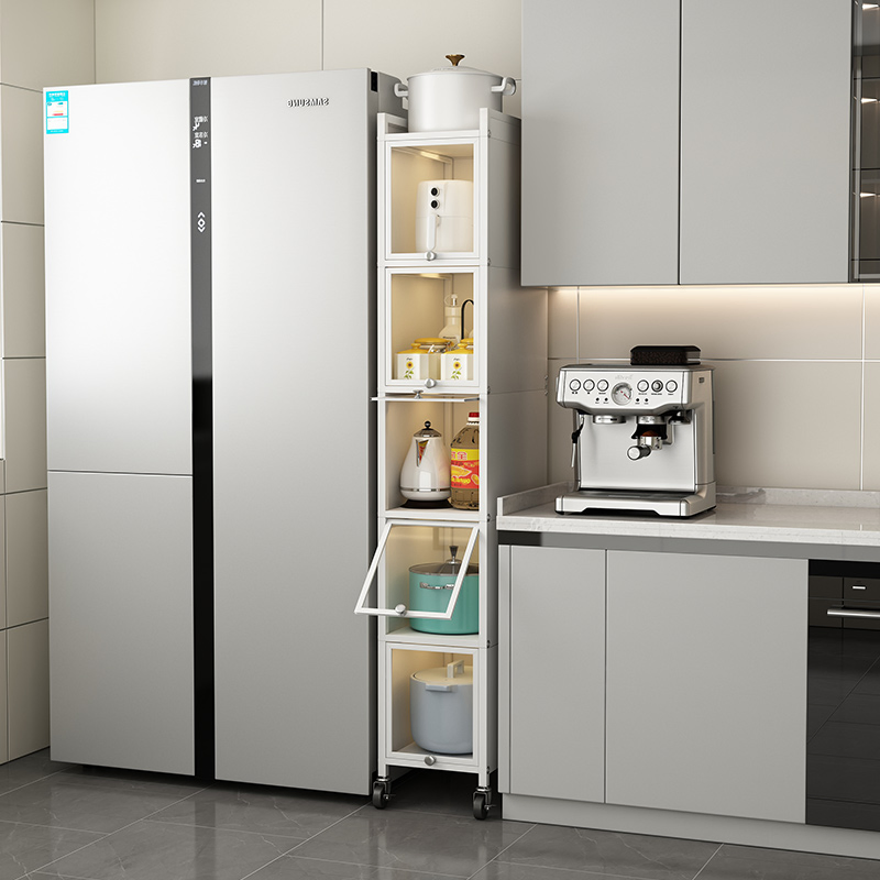 Slim Cabinet Storage Rack for Efficient Kitchen Utensil Use