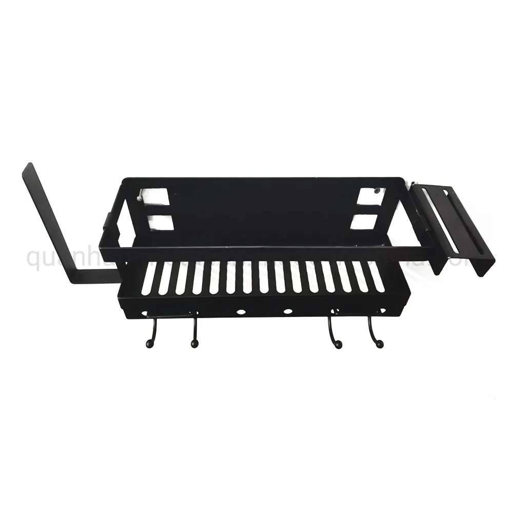 Wall-Mounted Kitchen Storage Rack Practical Spice Storage Stand for Home