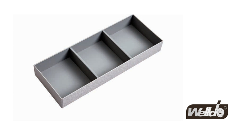 Modern Wardrobe Multifunctional Storage System - Aluminum Frame with Removable Leather Dividers and External Color Optional