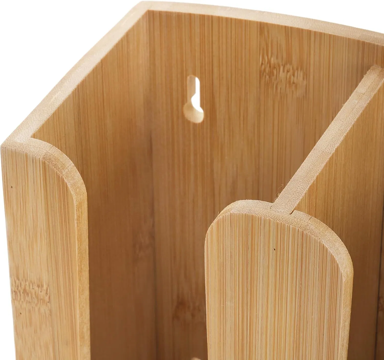 Bamboo Household Kitchen Wall Mounted Water Cup Disposable Cup Storage Rack