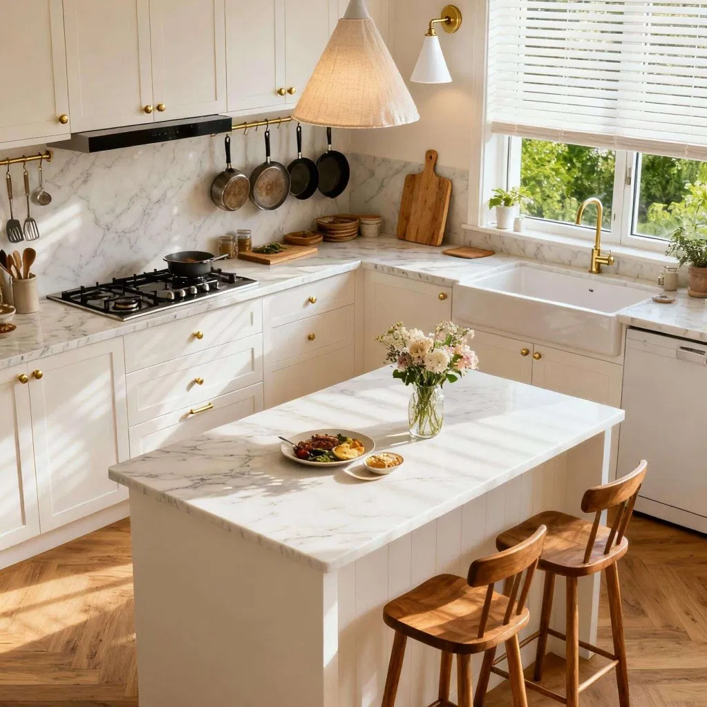 Xh Good Quality Moisture-Proof Comfortable Modern Kitchen Cabinetry