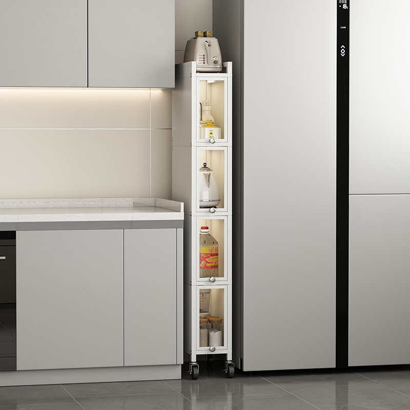 Slim Cabinet Storage Rack for Efficient Kitchen Utensil Use