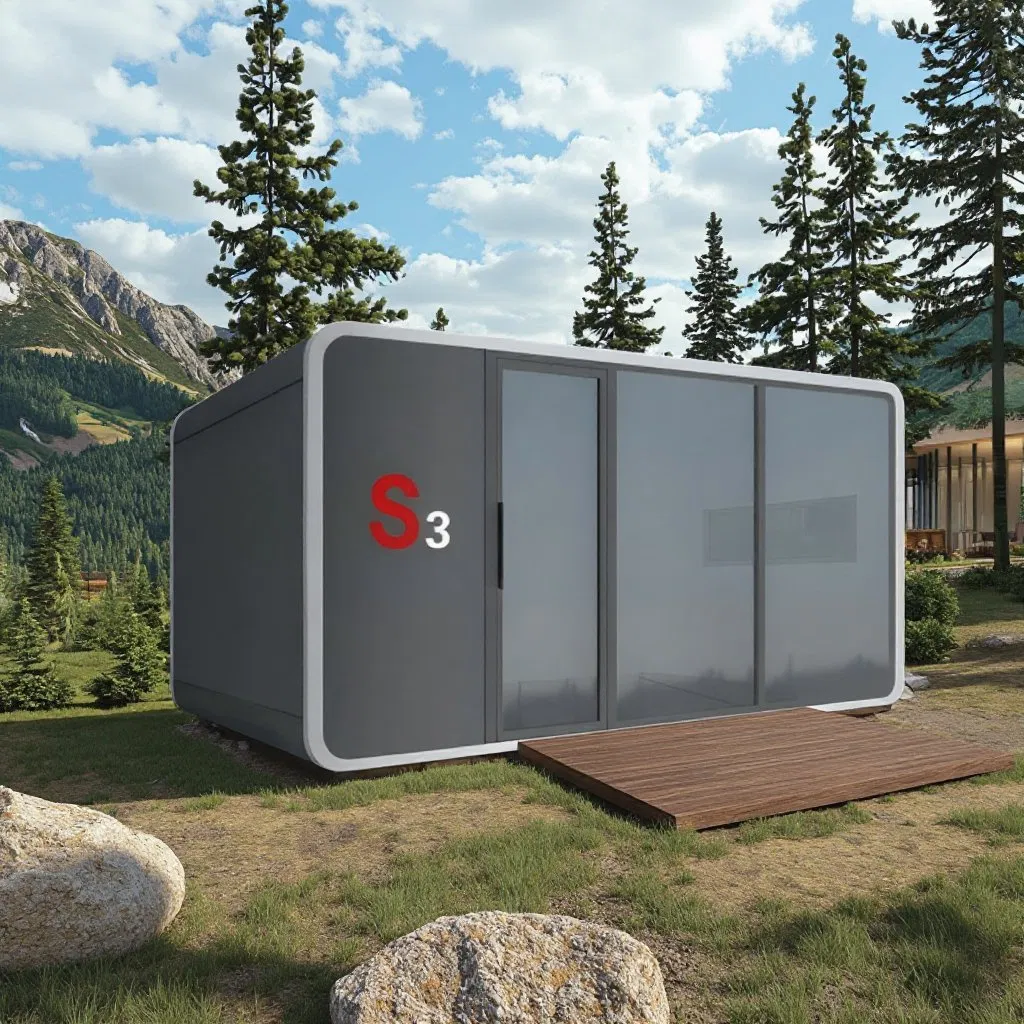 Stylish Space Capsule: Modern Storage Solution for Any Room