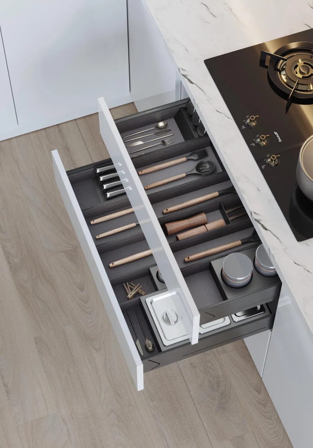 Modular Drawer Partition System 1