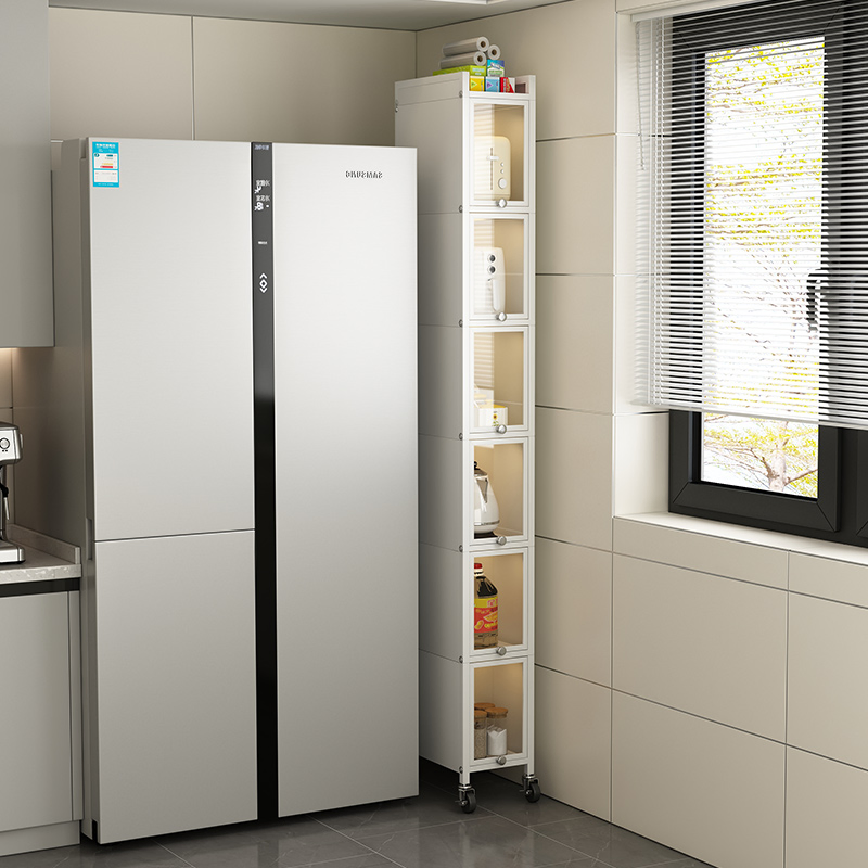 Slim Cabinet Storage Rack for Efficient Kitchen Utensil Use