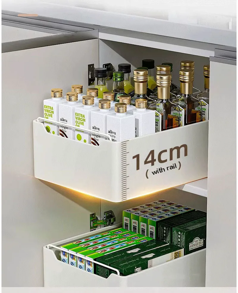 Sliding Cabinet Basket Organizer 2