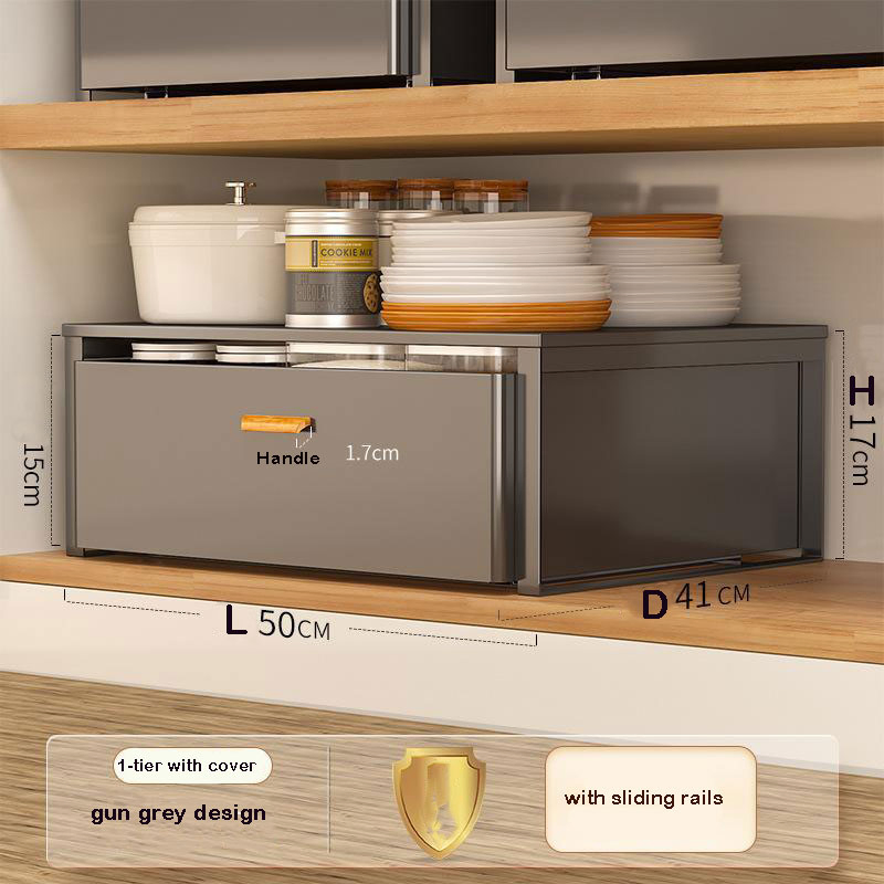 Premium Slide-out Kitchen Cabinet Organizer for Efficient Storage