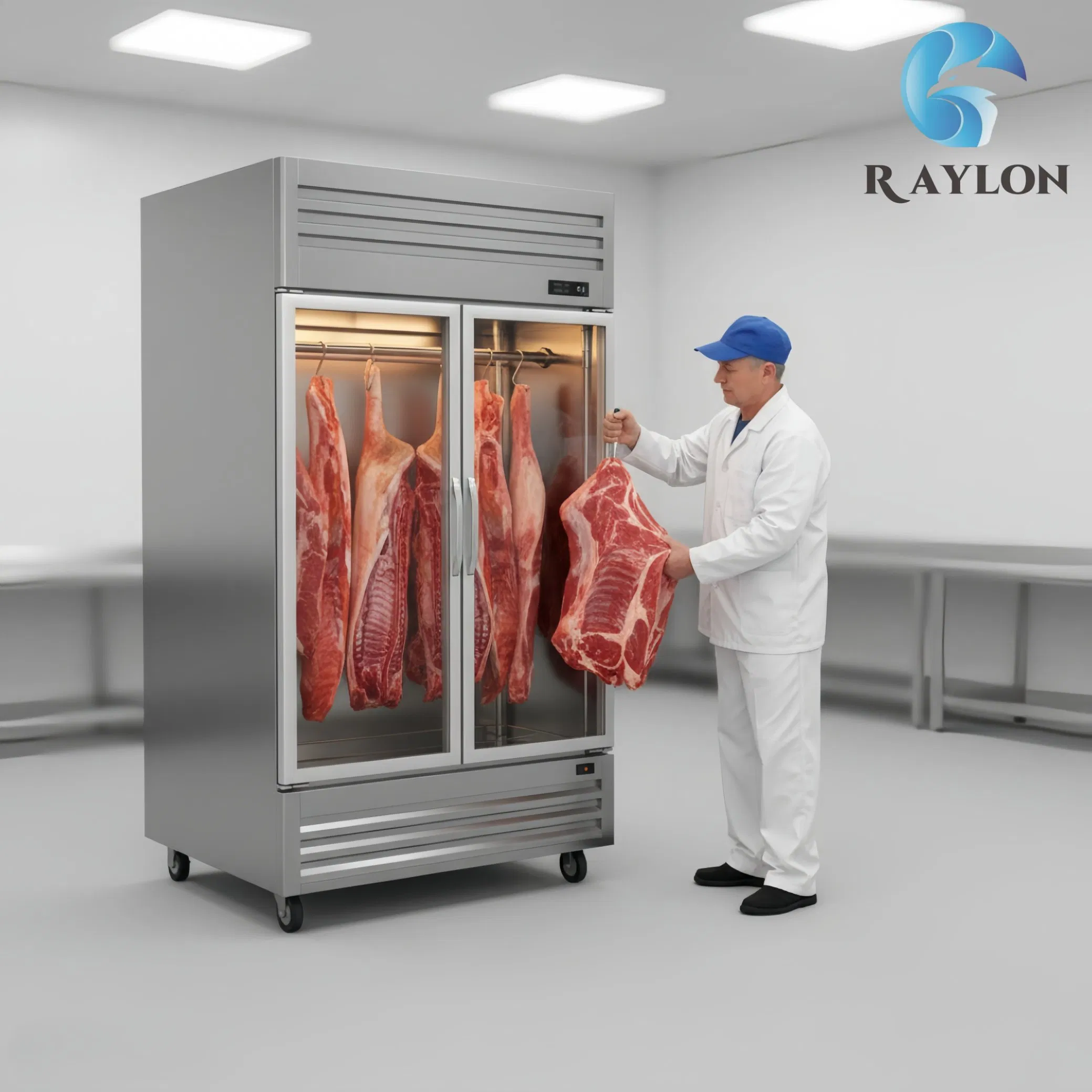 Meat Hanging Display Freezer Food Retail for Butcher Shop