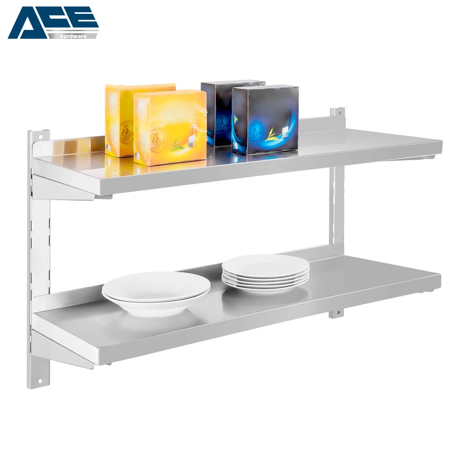 Wall-Mounted Storage Rack Commercial Kitchen Equipment