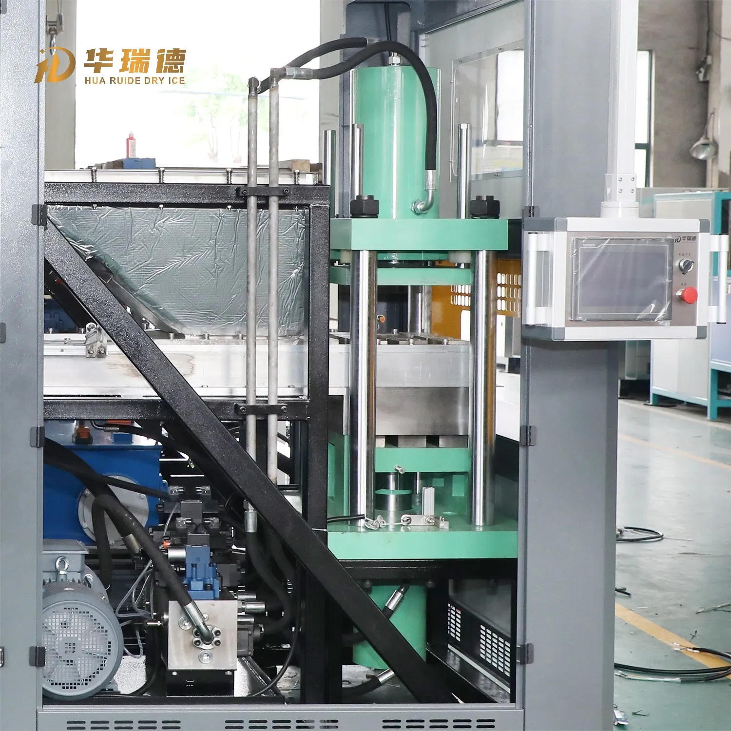 Fully Automated Intelligent Modular Dry Ice Production Line for Large-Scale Factories with CE Certification &amp; Integrated Control System Model Dpl-1200A