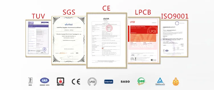 Fire Fighting System Certificate