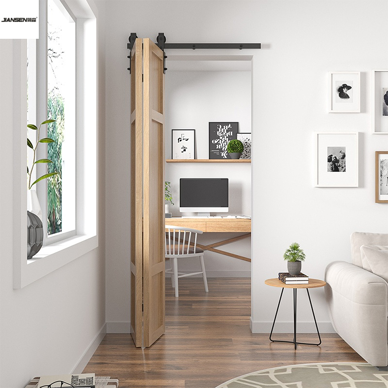 Premium 6.6FT Rustic Sliding Barn Door Hardware Kit for Stylish Spaces