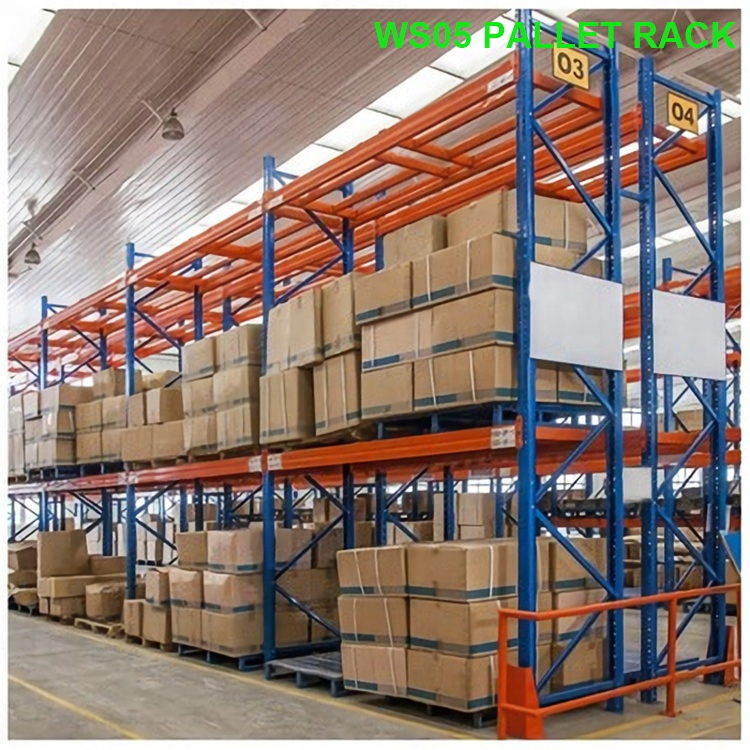 Warehouses Industrial Heavy Duty Metal Storage Shelves Custom Multi-Layer Pallet Rack System