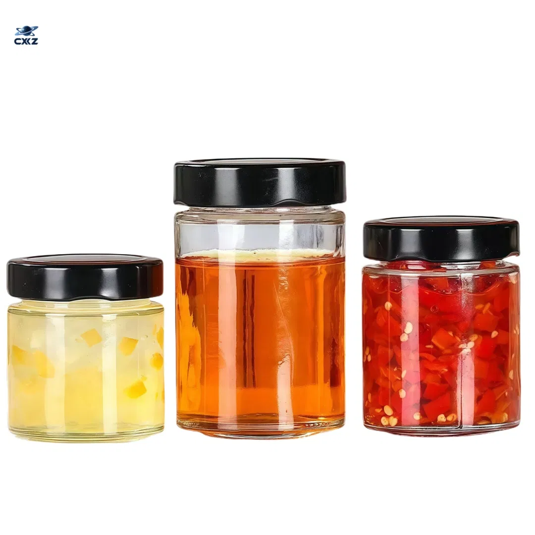 Bulk Sealed Transparent Glass Jars 80ml-1000ml (Including 150ml) Food Grade Pantry Storage Leakproof for Cookies &amp; Salad Spices